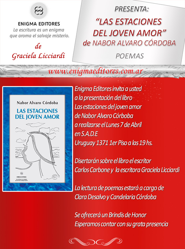Publicar libros en Argentina en Enigma Editores - Graciela Licciardi